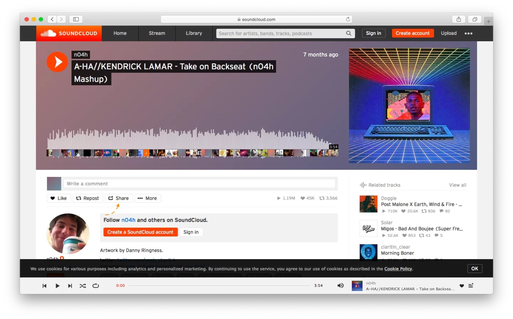 SoundCloud Screenshot 2